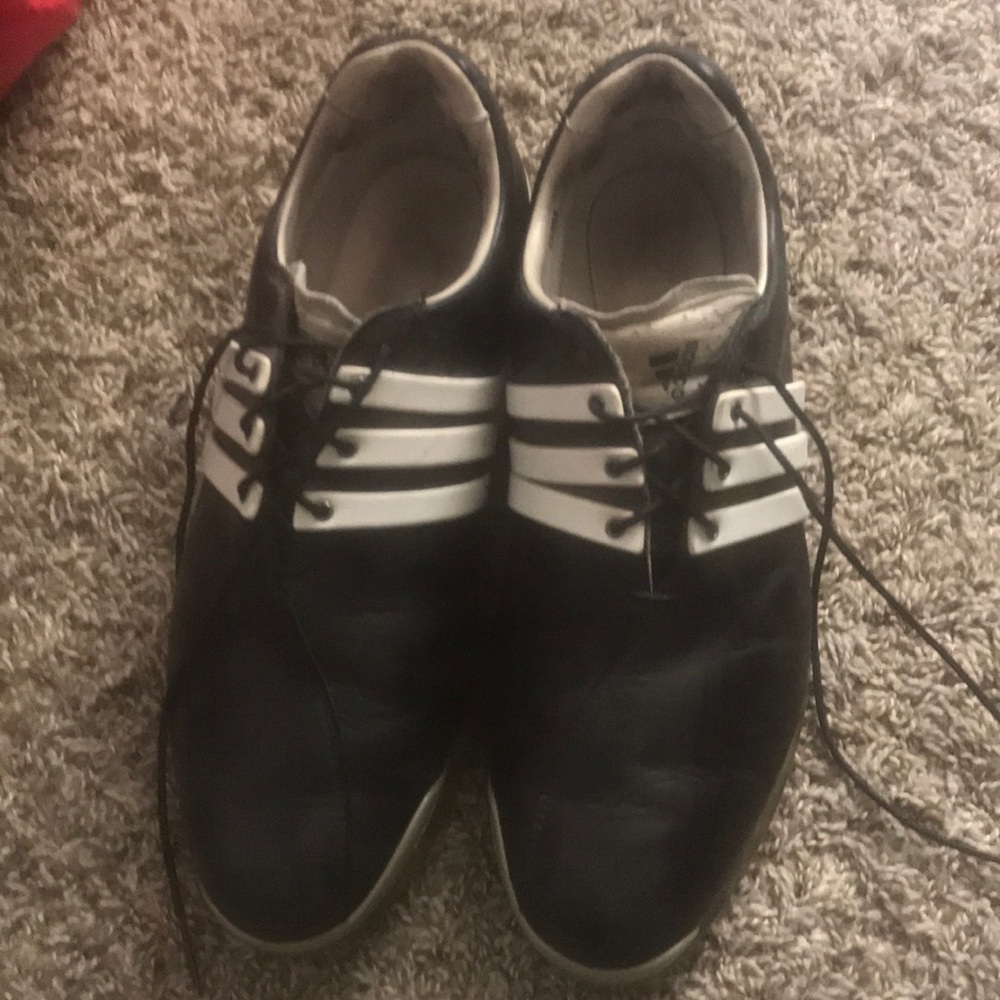 Adidas adiPure all leather gold shoes